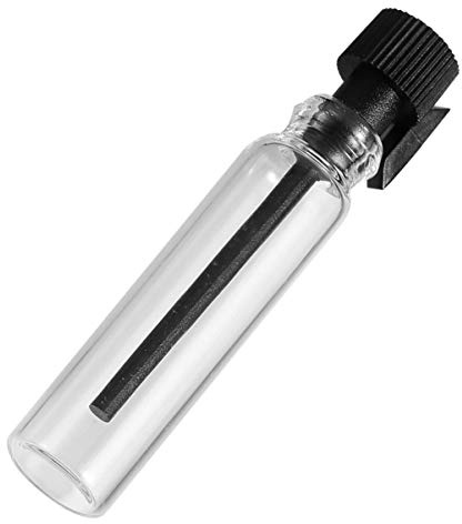 EXCEART 100 Piezas de Muestras de Perfume Mini Botellas Frascos de Vidrio Vacíos Frasco Cuentagotas para Viajes Envases de Vidrio de Perfume Portátiles Recargables 1 Ml Negro