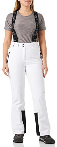 CMP Damen Flat Stretch Skihose, Bianco, 46