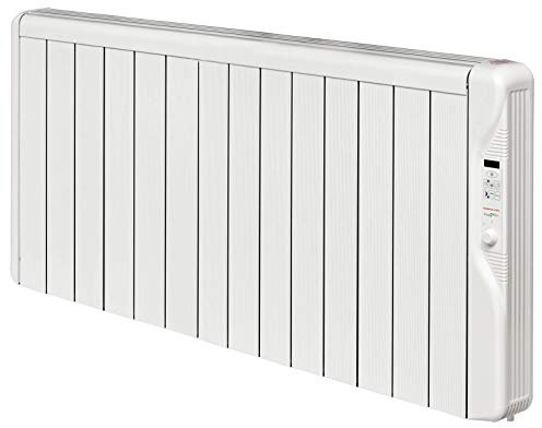 Calefacción por infrarrojos/convector 2 en 1 con termostato + soporte de pared 2000 W