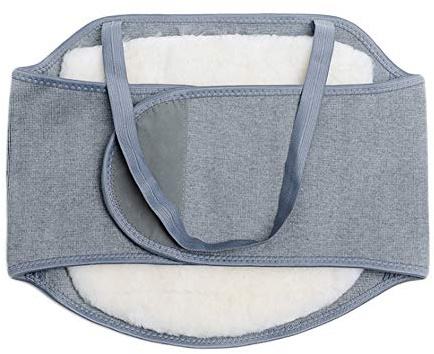 ITODA Rückenwärmer Wärmeschutz Gürtel Unisex Wärmegürtel Damen Wärmekissen Bauchwärmer mit Klettverschluss Nierenwärmer Nierenschutz Taillengürtel