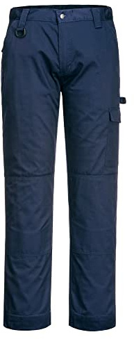 Portwest CD884 Super Work Trousers Durable Sitewear Kneepad Pockets Safety Cargo Pants Adjustable Fit Multi Function Construction Modern Workwear