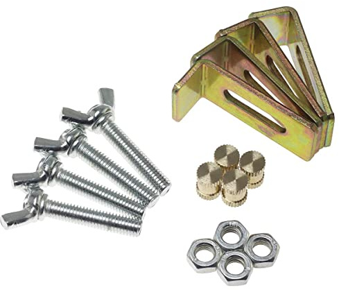 TAODAN 4Set Undermount Sink Clips Sink Brackets Washbasin Fittings for Kitchen Bathroom