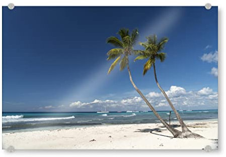 artboxONE Acrylglasbild 150x100 cm Reise/Strand und Meer Isla Saona - Bild isla saona isla saona Karibik