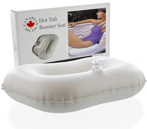 CANADIAN SPA CO. KA-10019 Water Filled Pool Seat Cushion, Inflatable Booster Seat, Comfortable Support, Hot Tub Accessories