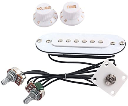 Toyvian Gitarre Tonabnehmer im Modernen Stil Instrumentenwandler für Musikinstrumente Piezo-tonabnehmer als Zubehör Gitarre Einfach Montierbar Bedienen