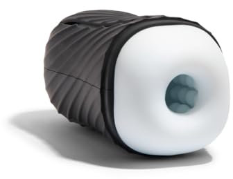 Platanomelón - Masturbador Masculino Recargable con Fricción, Vibración, Presión y 10 Modos de Vibración - Sensei Negro