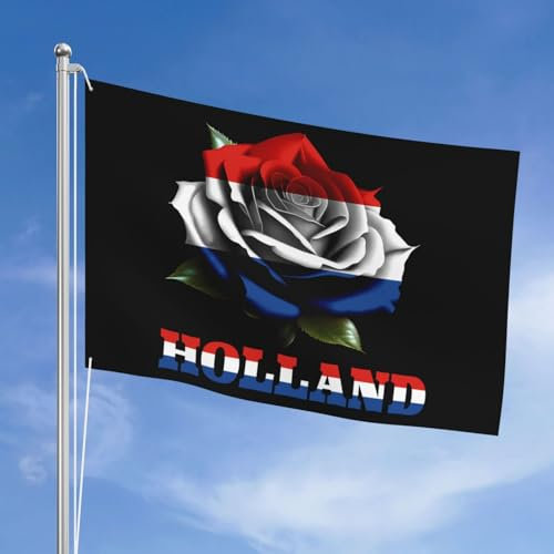 Bandera De Holanda Rosa 90X150Cm Bandera De Bienvenida Multicolor Bandera De Vacación Gracioso Bandera Pirata Decorativa Para Fiesta Patio Navidad