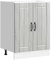 vidaXL sink base cabinet - grey sonoma engineered wood 60x46x81.5 cm - modern storage solution