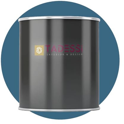 TADESSI Wall Select Wandfarbe Blau - Marineblau - abwaschbare Innenfarbe matt - Dispersionsfarbe - Geruchsarm und Lösemittelfrei - 1 Liter Gebinde