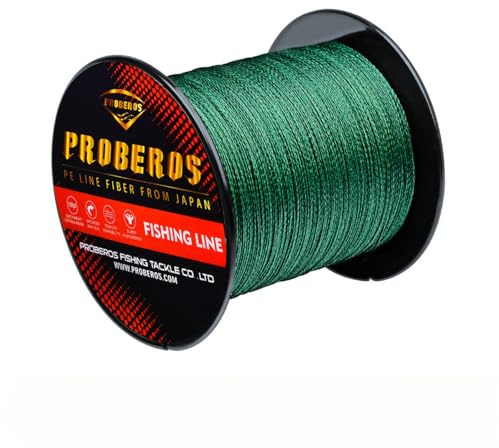 100M PE Geflochtene Angelschnur mit starker 4-Fach Flechtung Angelschnur Geflochten Flexibel Fishing Line, Angelsehne, Angel Schnur PE Geflecht Fischdraht