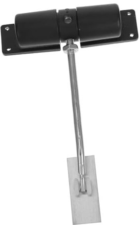DOITOOL Brass Automatic Door Closer with Spring Hinge Black Aluminum Alloy Self Closing Device for Home Interior Doors