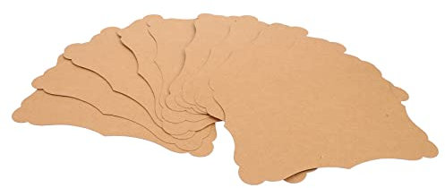 DIYEAH 10St Kraftkarte Kartenvorrat Einladungskarten weiße Karten Jubiläumskarte Planke letter paper bastelsets für geburtskarte postcard handgeschriebene Karten Postkarten Papier