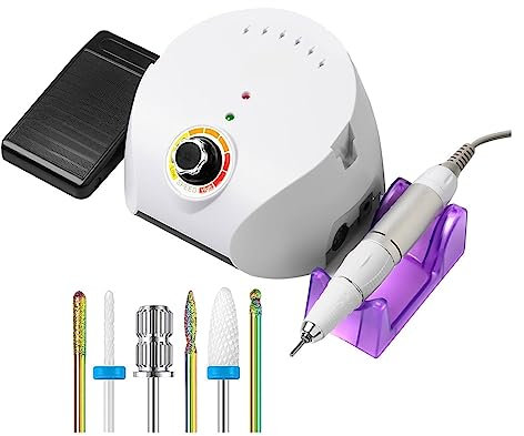Ponceuse à ongles électrique, polisseuse à ongles électrique professionnelle, polisseuse à ongles électrique pour manucure, fraiseuse à ongles pour manucure, appareil de pédicure pour ongles, out