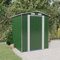 Snsowed Capanno da Giardino Verde 192x191x223cm Acciaio Zincato,Capannone da Giardino,Casetta da Giardino,Casetta Attrezzi Giardino-3147427