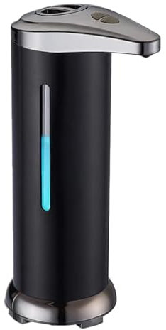 Dispenser Elettrico di Sapone – Pompa Automatica con Sensore Touchless a Batteria, Dosatore Moderno | Erogatore Sapone Piatti in Acciaio per Uso Domestico, Cucina Moderna e Lavabo Bagno