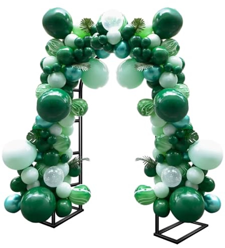 Pergola en métal noir treillage pour plantes grimpantes et roses – Arche de jardin autoportante pour mariage fruits et légumes (1,8 x 2,2 m)
