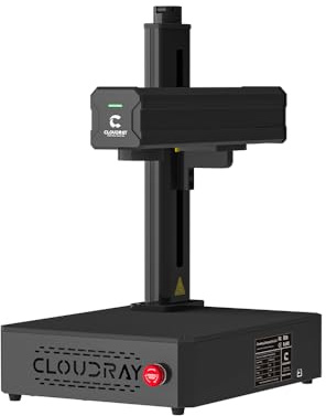 Cloudray 30W Faserlaser Markiermaschine Fiber Laser Engraving Machine Lasergravur & Beschriftungslaser für Schmuck, Silber, Gold 110×110 mm F-Theta Linse, Kompatibel mit LightBurn