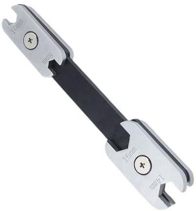 Meindin 8 in 1 Wrench - Quick Wrench Spanner Tool Multifunctional | 360 Degree Rotating Household Repair Accessories for Motorcycle Kitchen Home Bathroom Bicycles