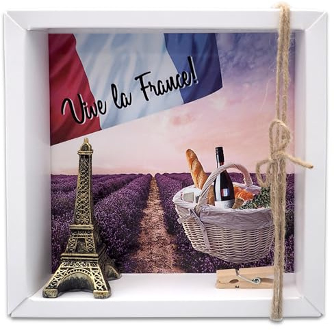 ZauberDeko Geldgeschenk Verpackung Frankreich Paris Urlaub Reise Eiffelturm Gutschein