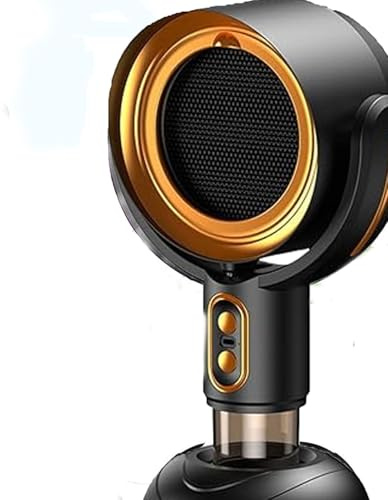 Vibe on Purifier for Smoke, Smoke Away Vibeon Purifier Fan, Rechargeable Smoker Fan for Smoking Indoors, Electric Puff Hide Buddy Trap Odors, Portable Kitchen Exhaust, Detach and Washable(Gold)