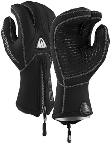 Waterproof G2 5 Finger 5 mm Tauch Handschuhe Neoprenhandschuh (L)