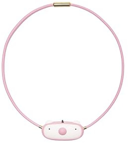 Airvida C1 Collier purificateur d'air ionique portable (Piggy Pink) | Rechargeable par USB - 28h d’autonomie | Spécialement conçu pour les enfants