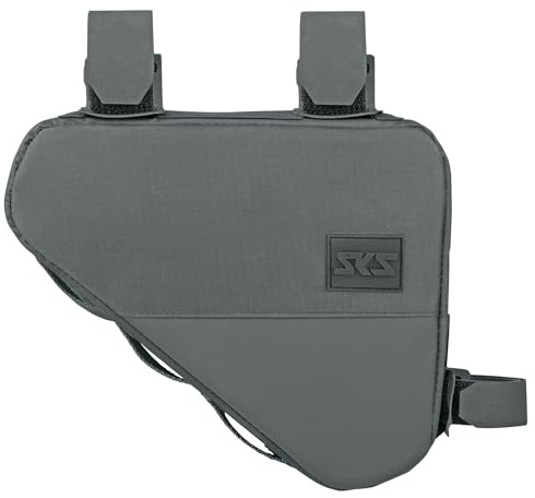 SKS GERMANY URBAN Frame Bag ramväska för cyklar (vattenavvisande cykelväska, lätt och stabil, Easyzip-dragkedja, förkortade kardborrremmar), svart