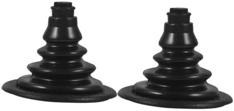 iplusmile 2stücke Schaltmanschetten Aus Gummi Für Boote Yachten Schiffe Und Motoren Wetterfeste Schaltzugmanschetten Mit Manschettenplatte Kompatibel Mit Bootslenkkabel Und Autos Schwarz