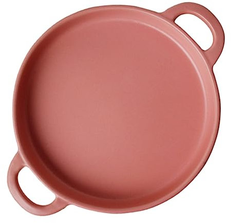 Ciieeo Ceramic Baking Pan Lasagna Quiche Bbq Plate Kitchen Bakeware Enamel Roasting Lid