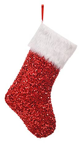 Weihnachtsstrümpfe, zum Aufhängen, 45,7 cm, für glitzernde Strümpfe, Süßigkeitenbeutel, für Baum, Urlaub, Weihnachten, Party-Dekorationen