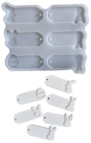 Einzigartige Kaninchen- und Eierkorb-Charm-Form, stabile Silikonform zum Basteln von zarten Kaninchen und Eiern, Korb, Charm-Geschenke