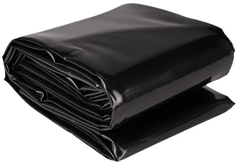 Liner Piscina, PVC Lámina para Estanque, Revestimientos De Estanques Impermeables De HDPE 0.2 Mm, Ideal para Estanque Jardín, Fuente Jardín Exterior y Cascada De Estanque(2 x 2 m (6.56 x 6.56ft))