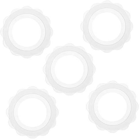 Toyvian 5pièces Cups Allaitement Silicone Doux Avec Anneau Antidérapant Protection La Transpiration Pour Mamelons Sensibles Lot Pour Allaitement