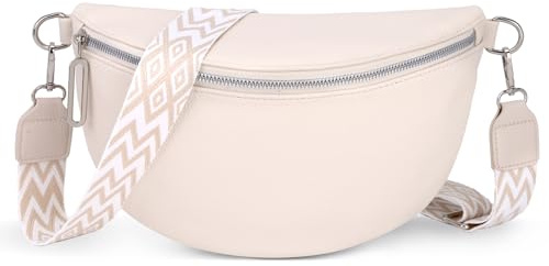 GSenhui Bauchtasche Damen Groß Umhängetasche Frauen Crossbody Bag Veganes Leder Gürteltasche Klein Handtasche für Reisen Wandern