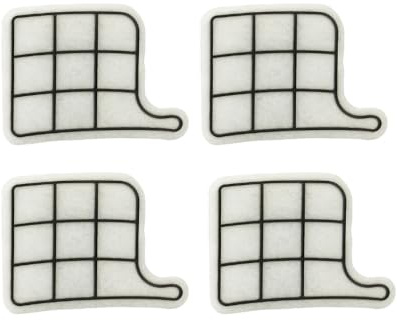 Filtro Griglia Motore per Folletto VK135 VK136 – Set 4 Pezzi Compatibili Vorwerk – Ricambio Anti-Polvere Alta Qualità per Aspirapolvere