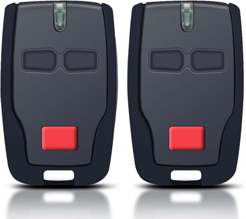 Garagentor-Fernbedienung für BFT Mitto 2 B RCB, 433 MHz, 2 Kanäle für Rolling BFT Mitto 2, Kleio, Ghibli, TRC 2, Kleio, Ghibli, TR(2 Stück)