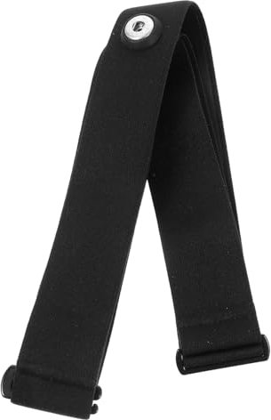 Beavorty Correa de Monitor de Cardíaca Banda Pectoral Suave y Elástica para Ejercicio para Correr y Ciclismo Color Negro