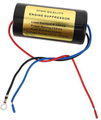 Mikinona Filtro Antirumore Auto Audio Amp per Alimentazione Riduttore Disturbi e Isolatore Rumore per Impianti Stereo Accessorio Modifica Veicoli Compatibile con Vari Modelli