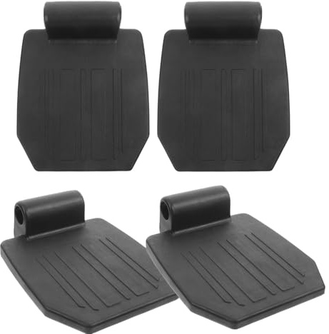 FRCOLOR 4stücke Rollstuhl-fußstütze Ersatz für Transportstühle Schwenkbar Fußplatte Pedal-unterstützung Langlebig Komfortorientiert