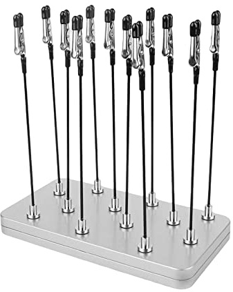 12 Pcs Alligator Clip Stick Modeling Tool Airbrush Hobby Craft Spray Paint