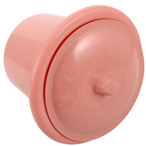 DECORNIJIA Pot de Chambre pour Adultes en Plastique avec Couvercle Hermétique Anti-déversement, Capacité Élevée, Couleur Rose Sakura, Urinoir Portable Unisexe pour Usage
