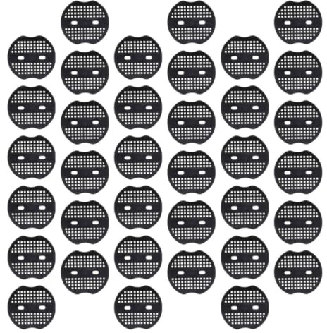 WOONEKY Clavos para césped Artificial y Juntas en U 50 Piezas plásticas Negras Resistentes para Uso en Exteriores y Canopy