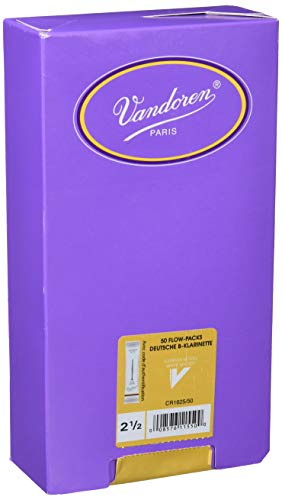 Vandoren CR1625/50 Master Klarinetten Blätter - 50 Einheiten, Stärke 2 Weiß