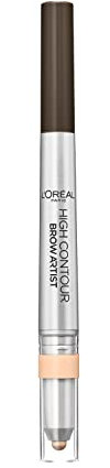L'Oréal Paris Matita Sopracciglia Automatica High Definer 2 in 1, Tratto Automatico con Illuminante, 109 Ebony