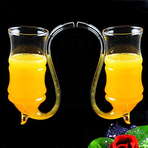 Vampiro Filtro Copa de Vino Tinto Copa de Jugo Claro, para Whisky, Vino Oporto Cóctel Sippers Cristalería 2pcs