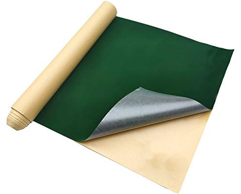 Selbstklebender Samtstoff, beflockter Stoff, 45 x 250 cm, Smaragd | selbstgenäht