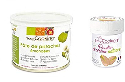 Pasta de pistacho 200 g + aroma natural de pistacho en polvo