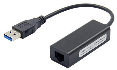 MEO - Tarjeta de red USB 3.0 a 10/100/1000 Mbps, puerto LAN RJ45, adaptador de red Gigabit AX88179, chipset USB 3.0