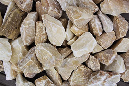 Giallo Siena 30-50 mm Sac de 25 kg de gravillons pour remplissage de gabions Décoration de jardin