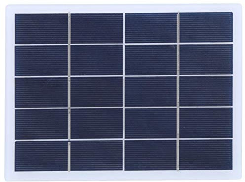Demeras 3W 5V Outdoor solar panel DIY Solar Panel Portable Charger Polycrystalline Silicon Solar Laminate DC Output for Phone, Car